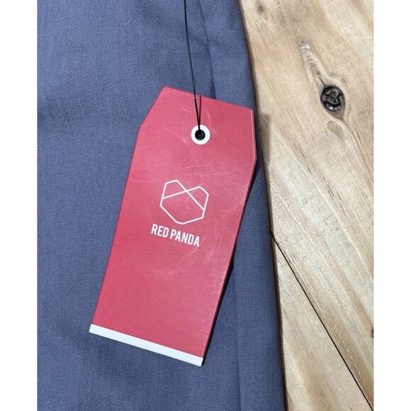 NWT Red Panda Size XL Pullon Scrubs Pants Gray Elastic Waist Tie Waist - Picture 3 of 8